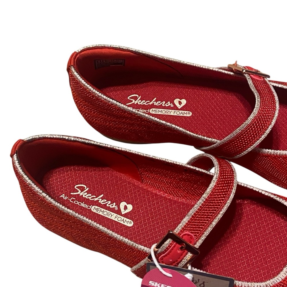 Sketchers Cleo Recycled Vegan Womens 9 Washable Knit Mary Jane Glamorous - Picture 6 of 16